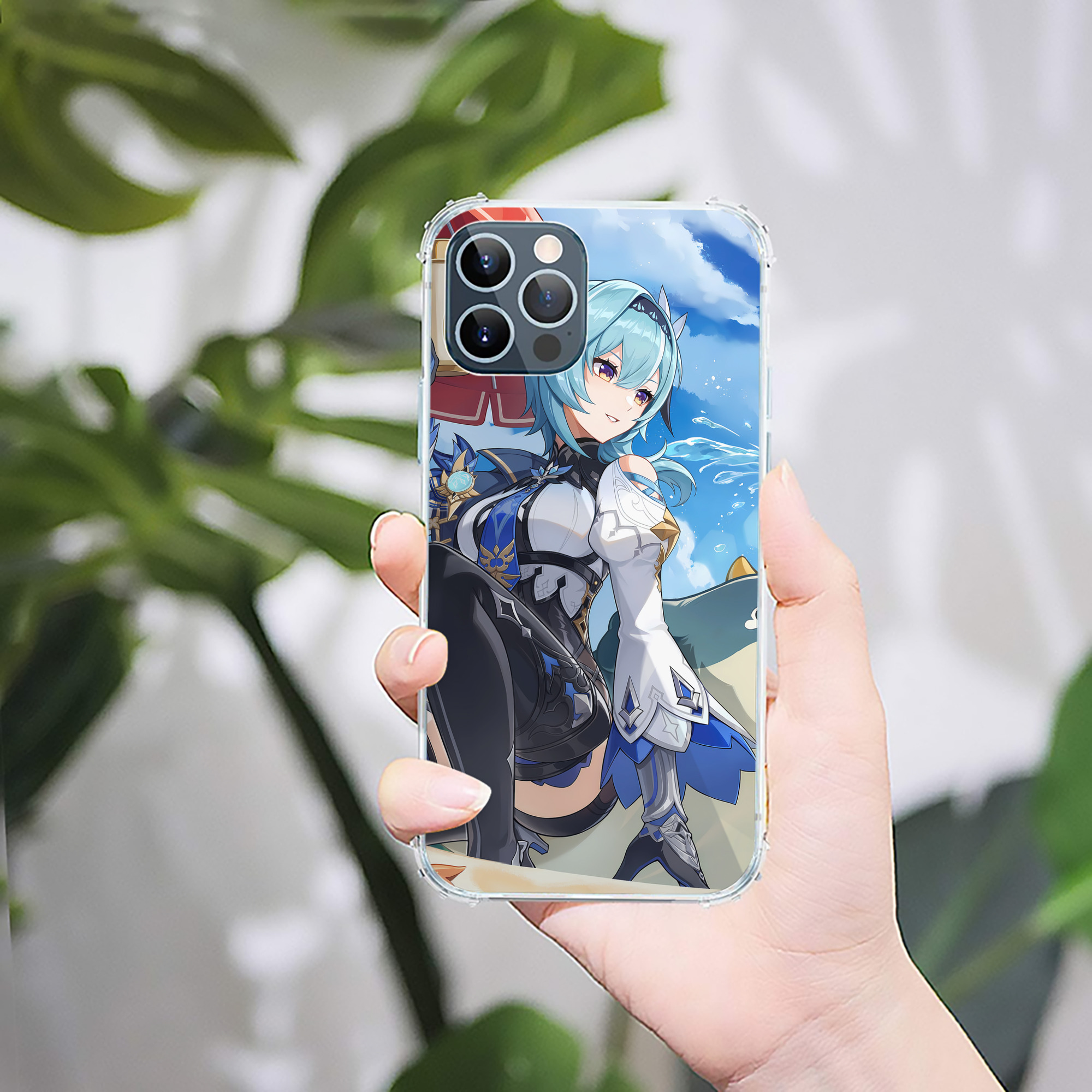 げんし神 genshin 【iPhone 12シリーズ対応】透明スマホケース（クリアソフトケース）